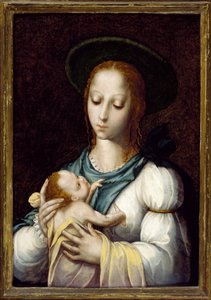 La Virgen y el Niño, c. 1567 de Luis de Morales